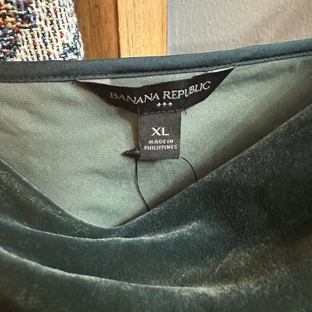 NWT Banana Republic Velvet Slip Dress - XL - Picture 5 of 5